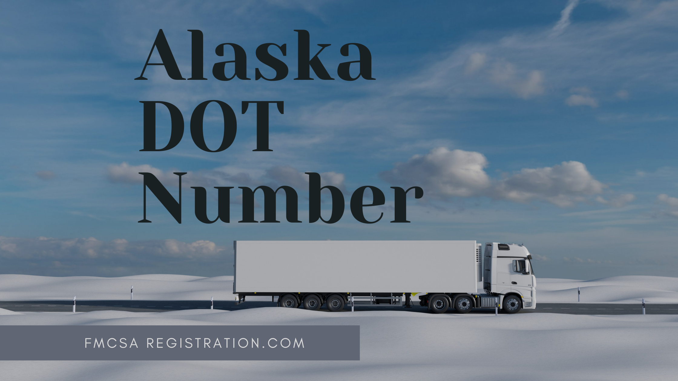 Alaska DOT Number